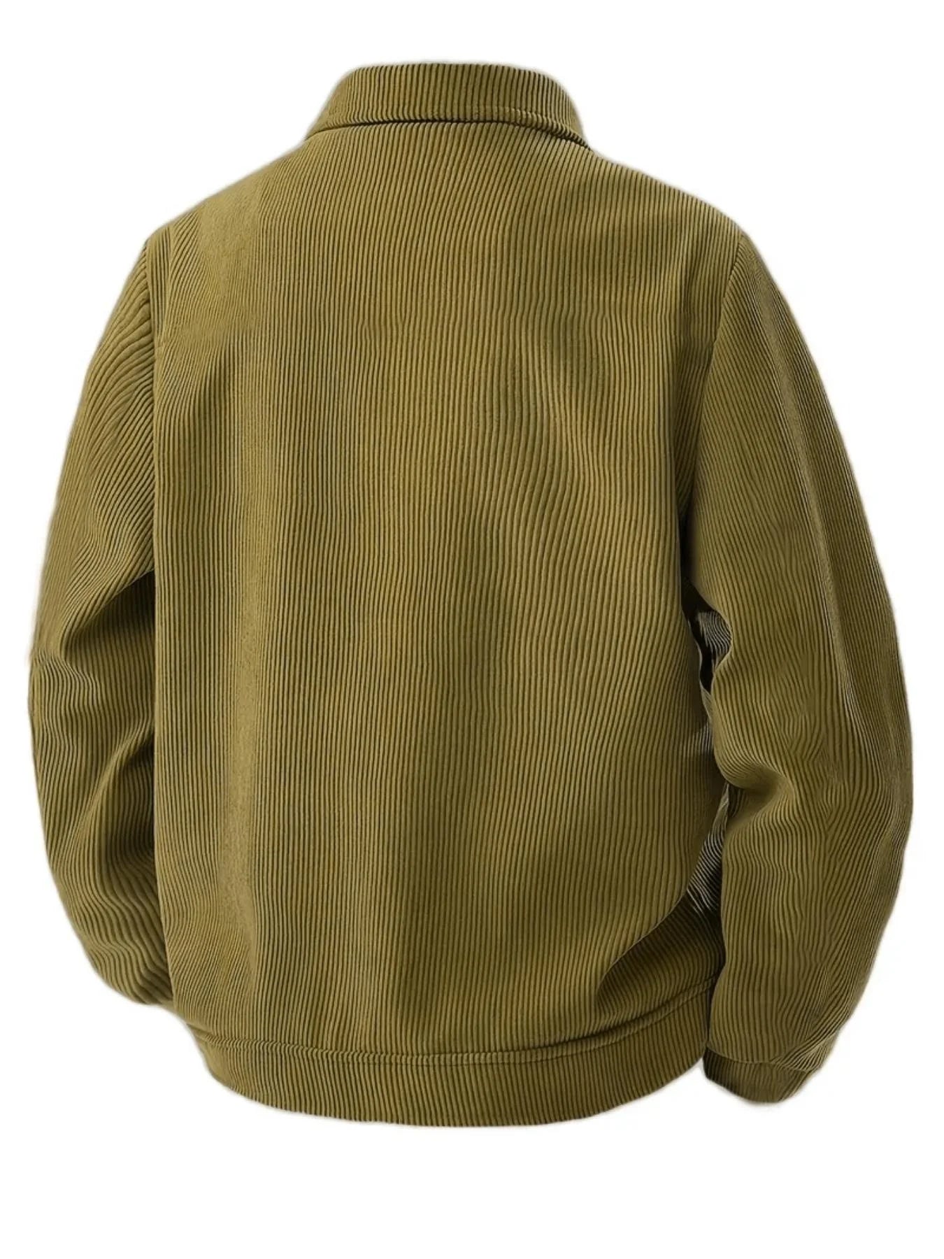The 2025 new autumn corduroy jacket for men with a lapel, a trendy Japanese style loose coat